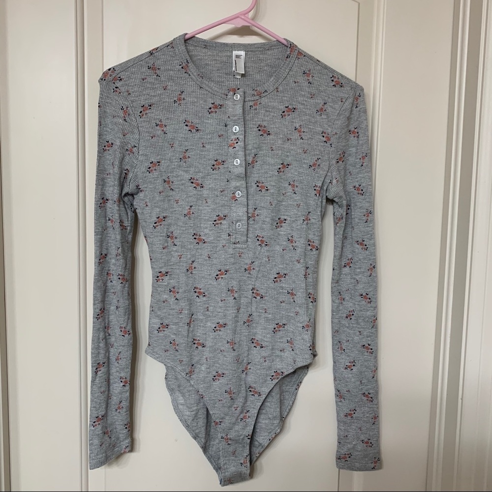 American Apparel Long Sleeve Bodysuit